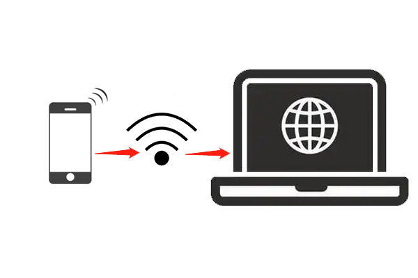 How to connect internet on phone to laptop